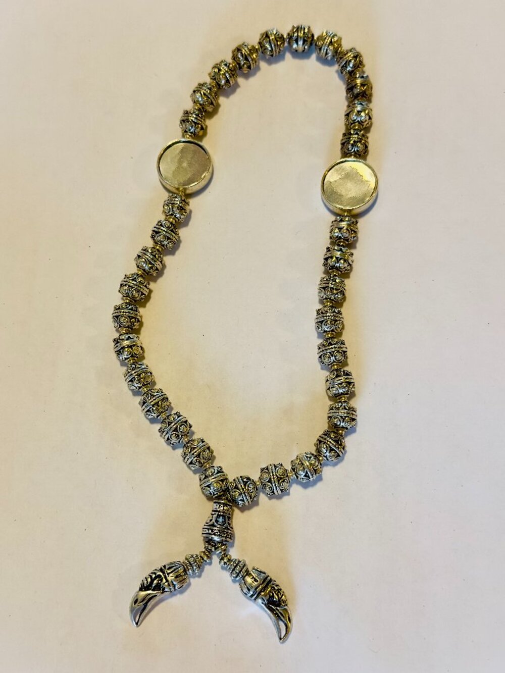 Custom Albania & Kosovo/Silver-Plated Eagle Tasbih